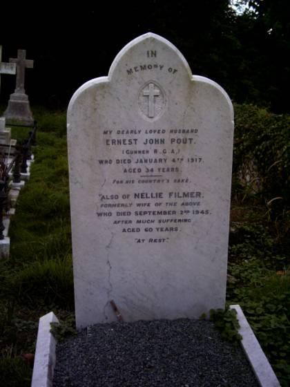 Ernest John POUT Gravestone